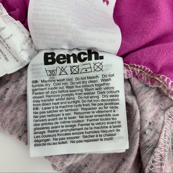 2/$25 Bench Girl's Pink and Grey Short Sleeve Layered T-Shirt, 13/14 - Picture 15 of 16